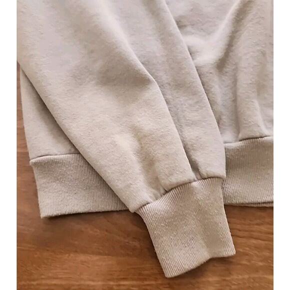 VINTAGE Gingerbread Sweatshirt Adult Large Tan Applique Jerzees Women’s - Picture 8 of 10